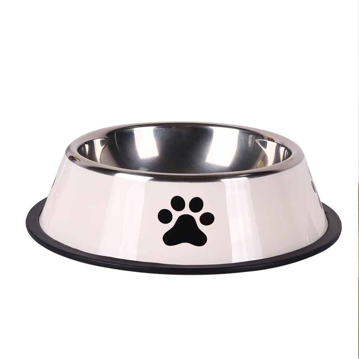 Stainless Steel Pet Food Bowl — Large Capacity
