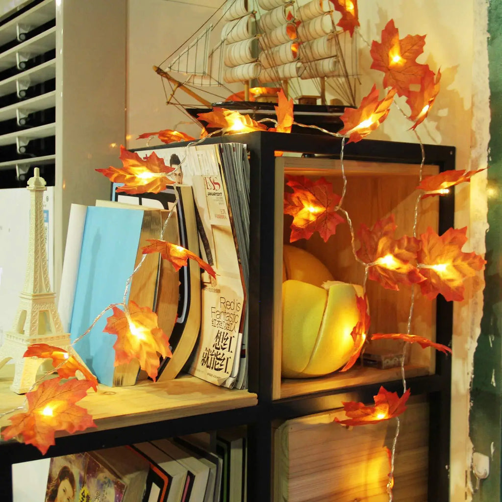 Maple Leaf LED String Lights