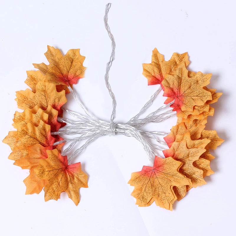 Maple Leaf LED String Lights