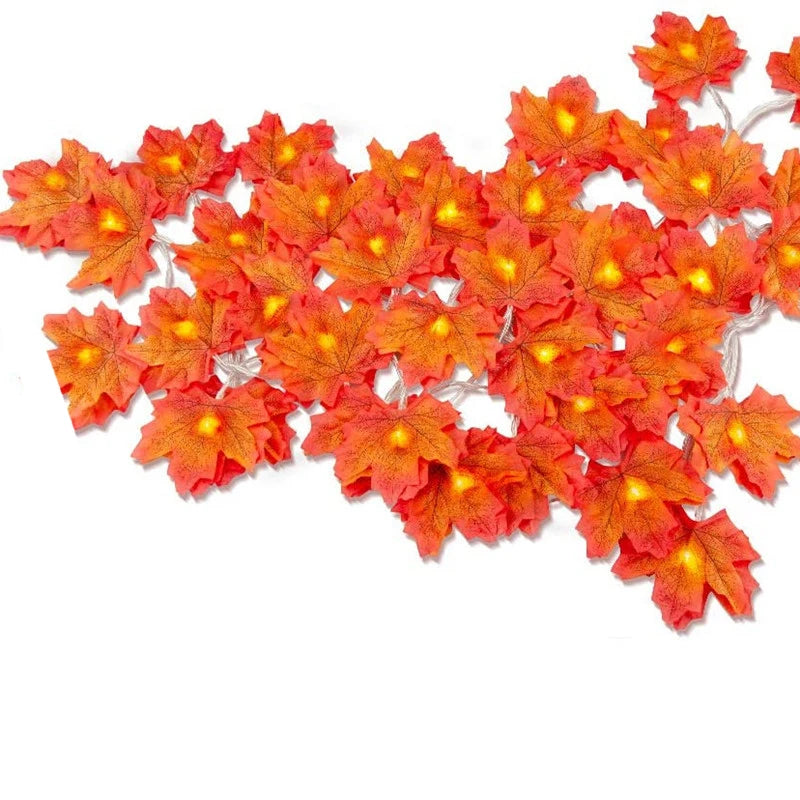 Maple Leaf LED String Lights