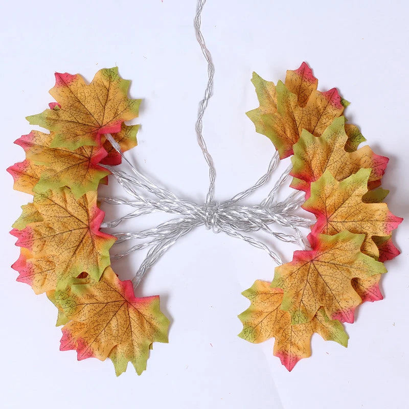 Maple Leaf LED String Lights