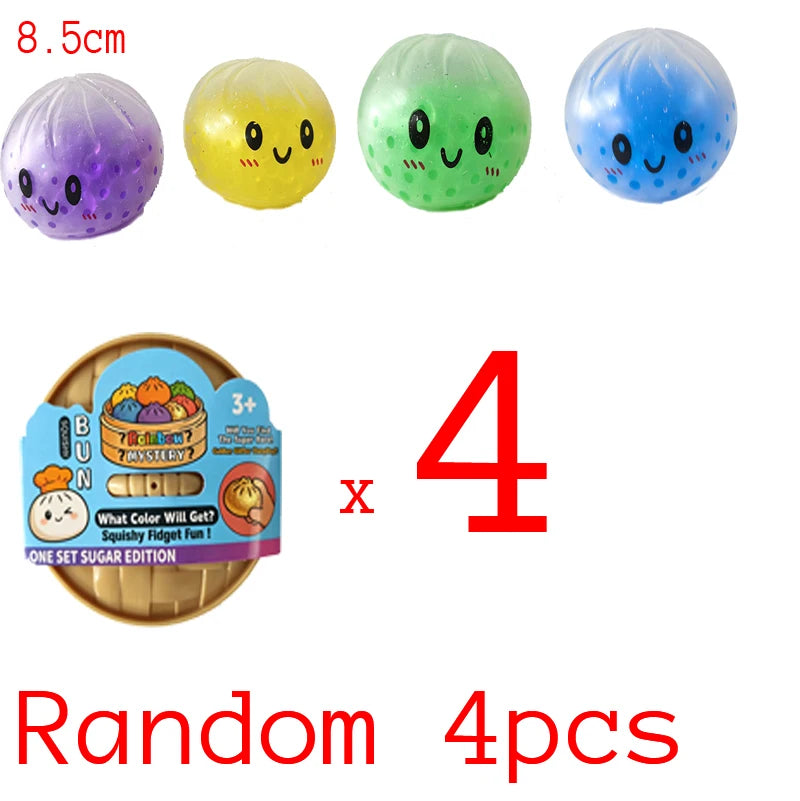 Glitter Dumpling Squishy Toy