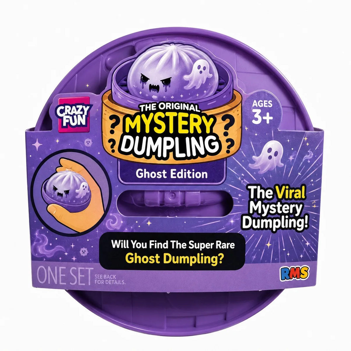 Halloween Ghost Dumpling Squeeze Toy