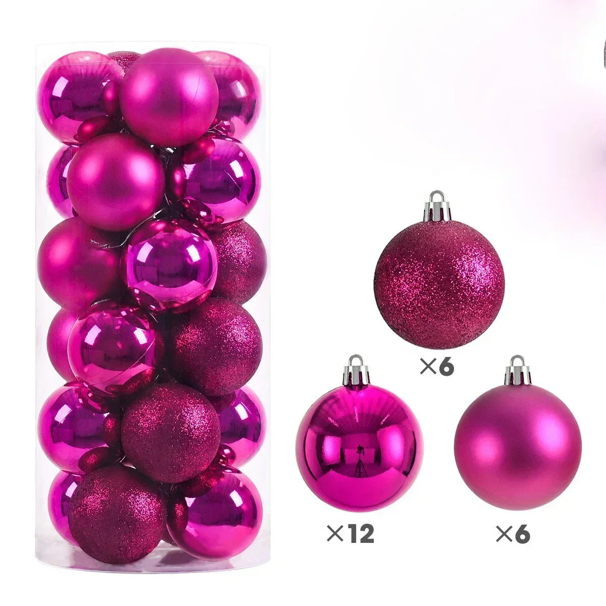 Christmas Ball Ornaments — 3/4/6cm