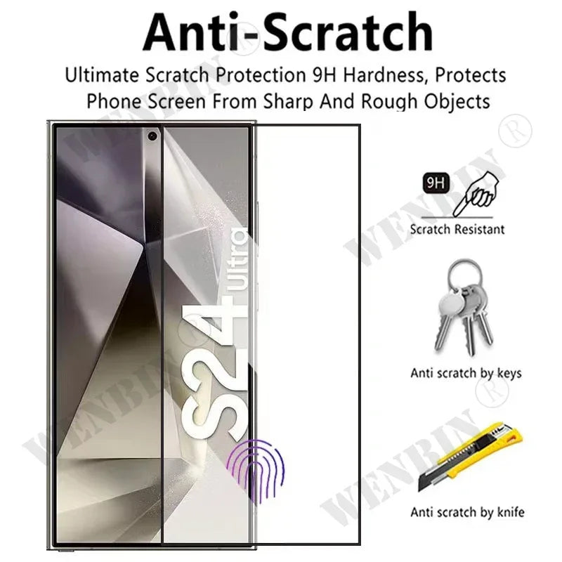 Samsung Galaxy Tempered Glass Screen Protector — 3 Pack