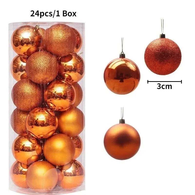 Christmas Ball Ornaments — 3cm