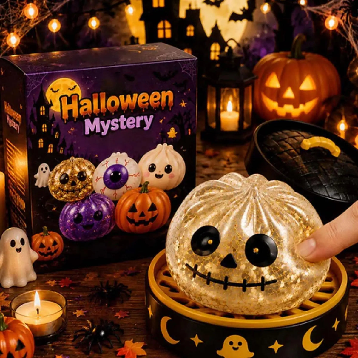 Halloween Dumpling Squishy Toy — 8cm