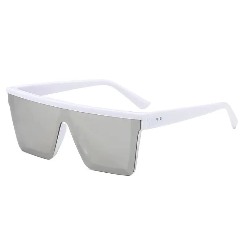 Retro Oversized Square Sunglasses — UV400 Protection