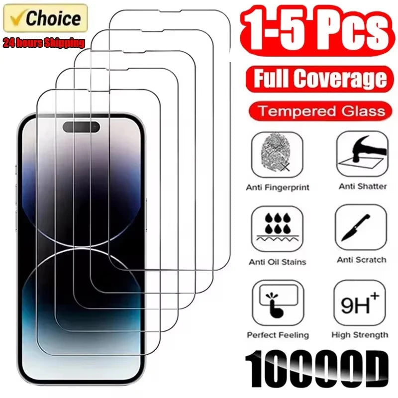 Tempered Glass Screen Protector for iPhone — HD