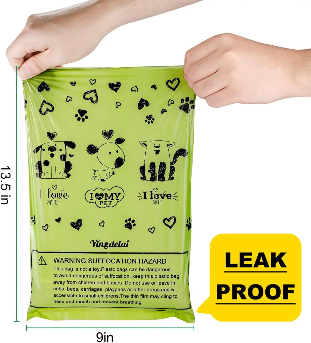 Scented Biodegradable Dog Poop Bags — Bulk Rolls