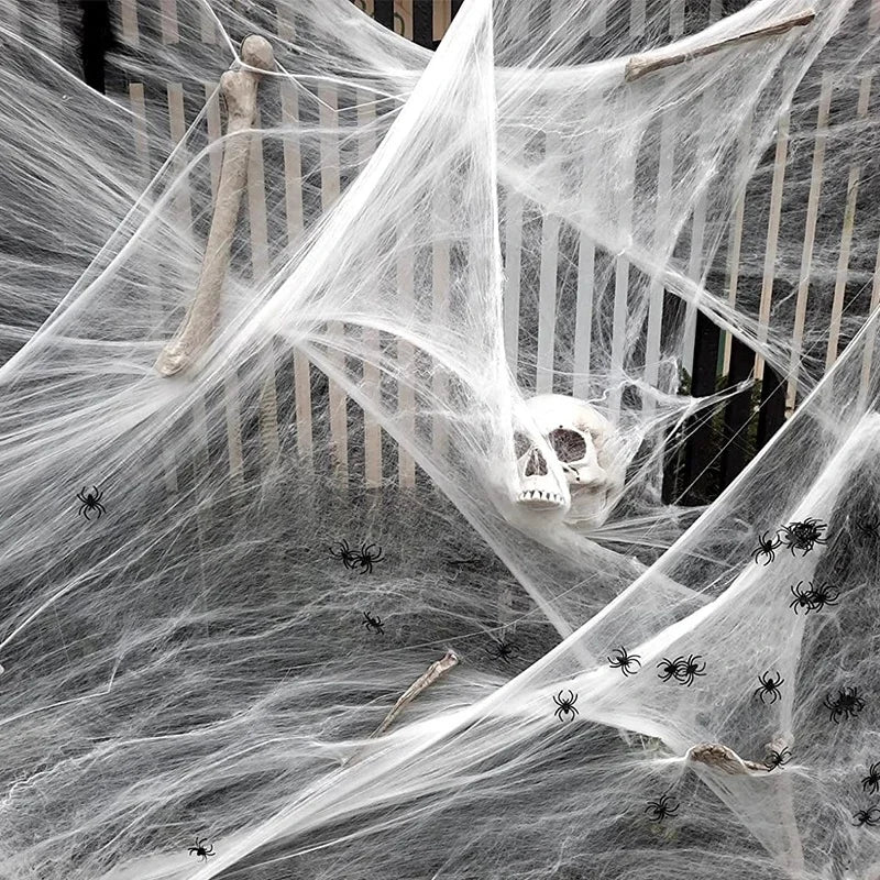 Stretchy Cobweb Halloween Decoration