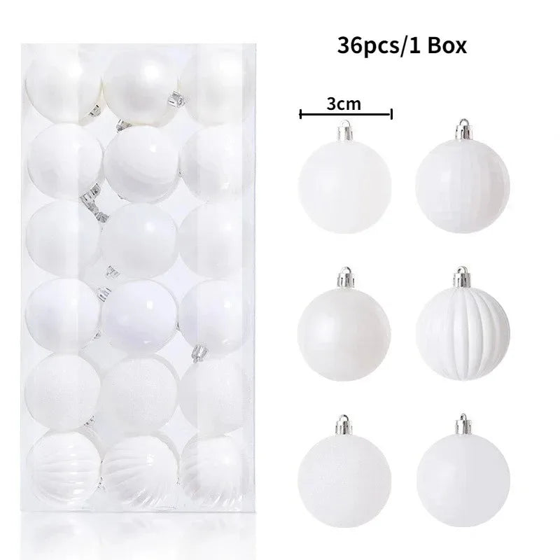 Christmas Ball Ornaments — 3cm