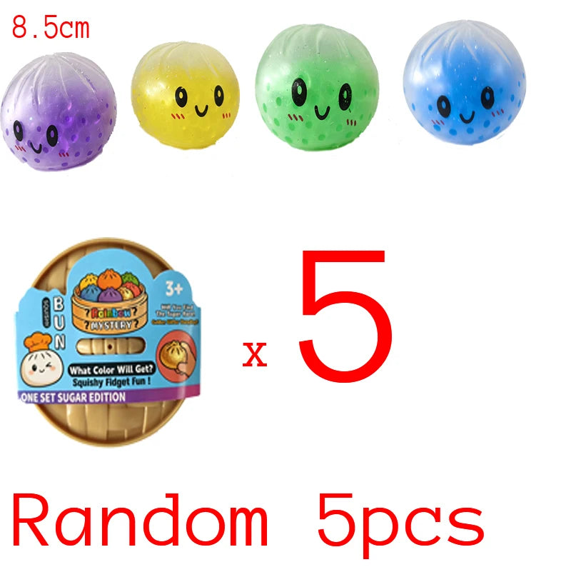 Glitter Dumpling Squishy Toy