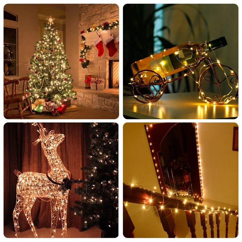 Holiday LED Copper Wire String Lights — 12V