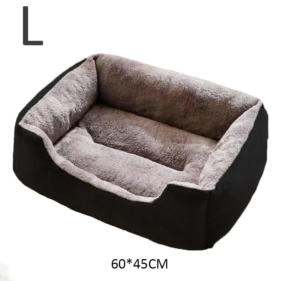 Plush Pet Bed for Cats & Small Dogs
