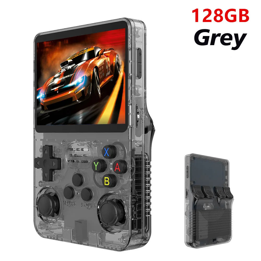 Retro R36S Handheld Game Console — 3.5" IPS Screen, Preloaded Games