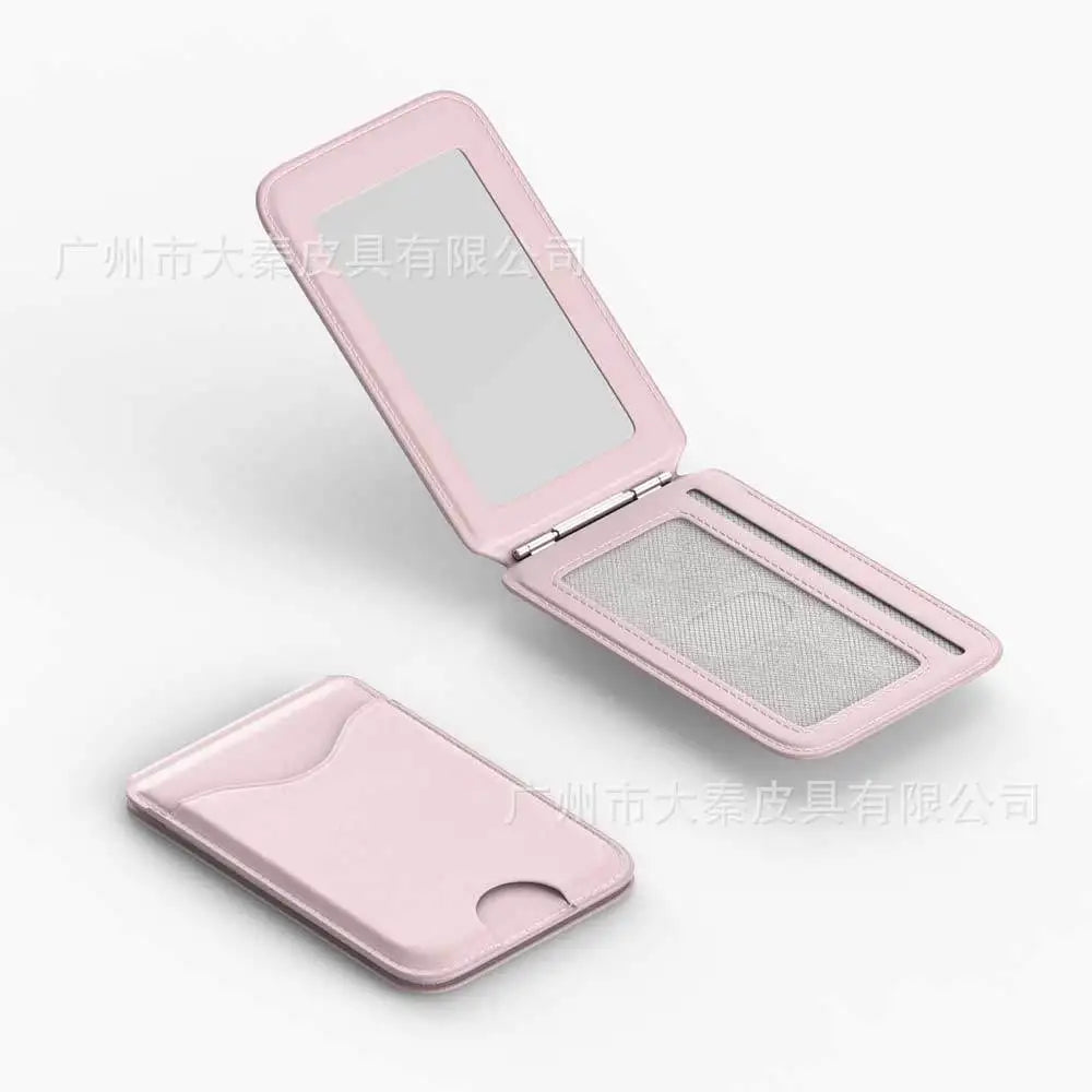MagSafe Card Holder Wallet with Mirror & Kickstand