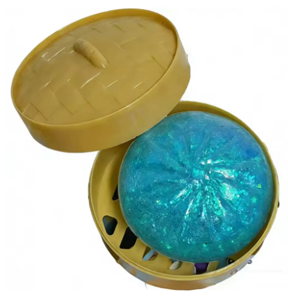 Glitter Dumpling Squishy Toy — Steam Bun Style