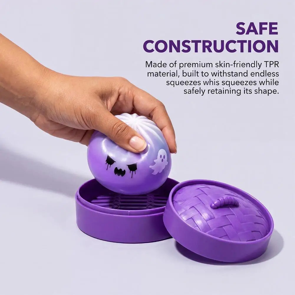 Halloween Ghost Squishy Dumpling Toy