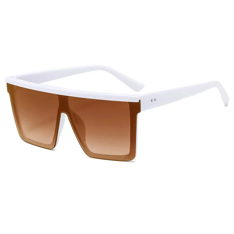 Retro Oversized Square Sunglasses — UV400 Protection