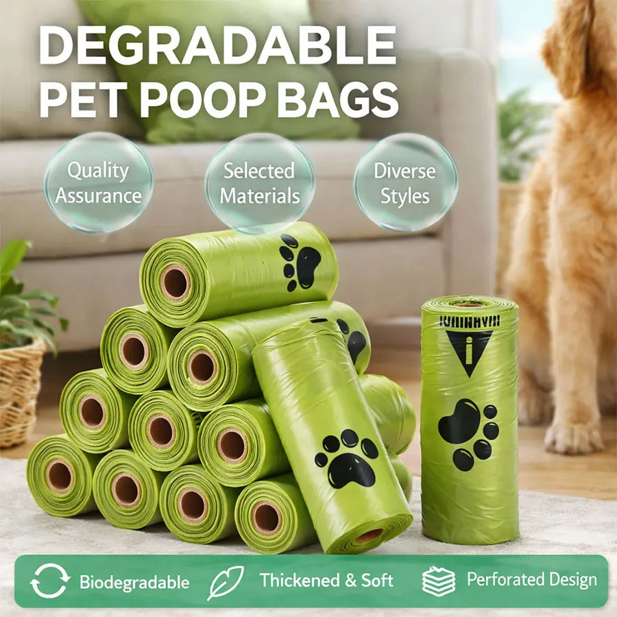 Bulk Disposable Dog Poop Bags — 300 Count