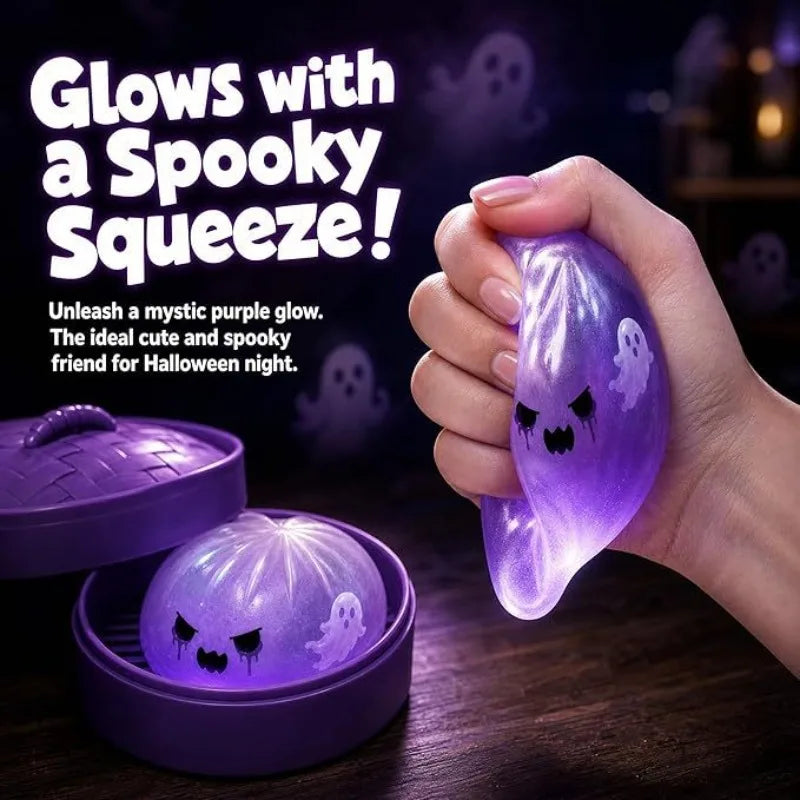 Halloween Ghost Dumpling Squeeze Toy