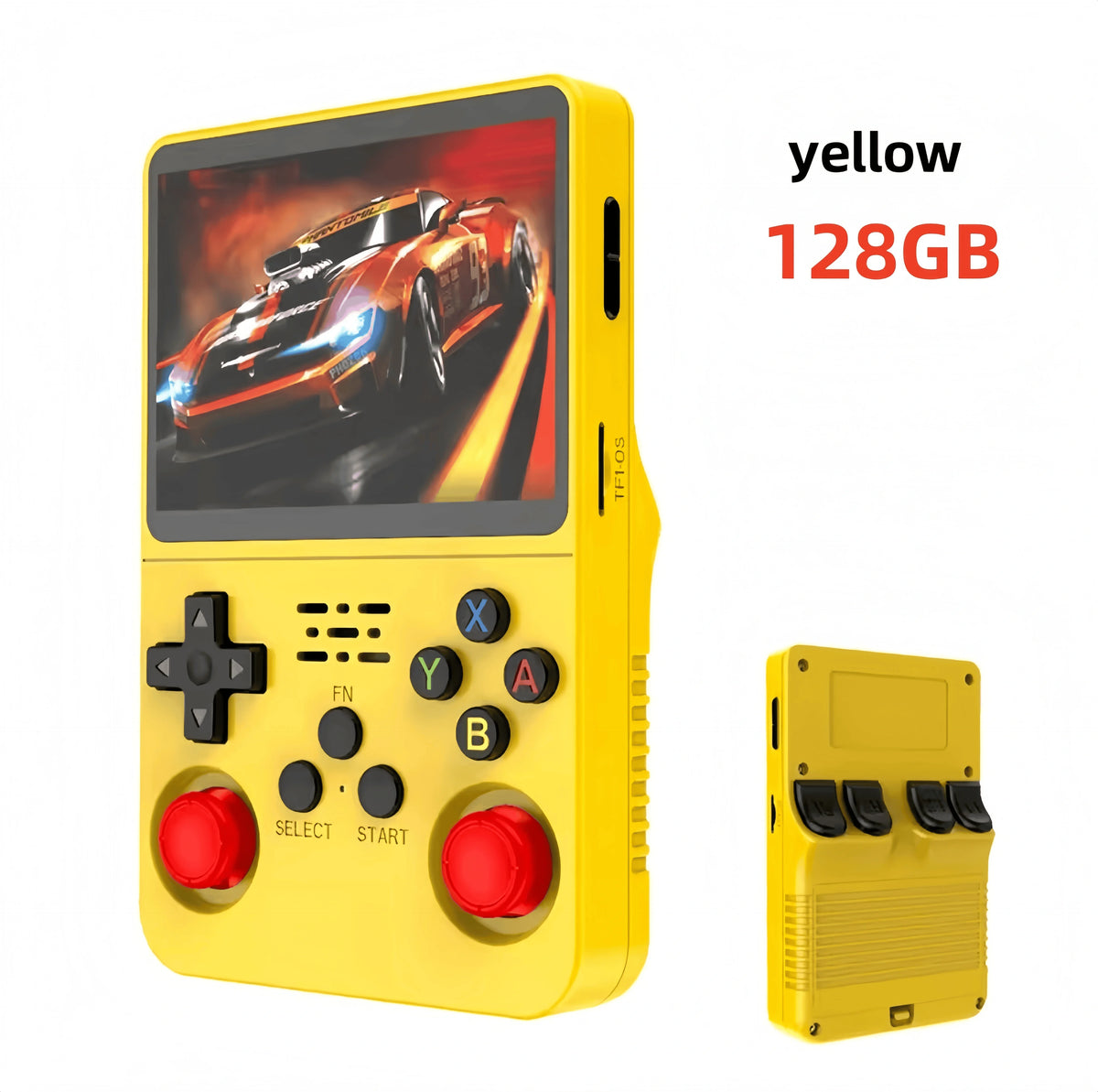 Retro R36S Handheld Game Console — 3.5" IPS Screen, Preloaded Games