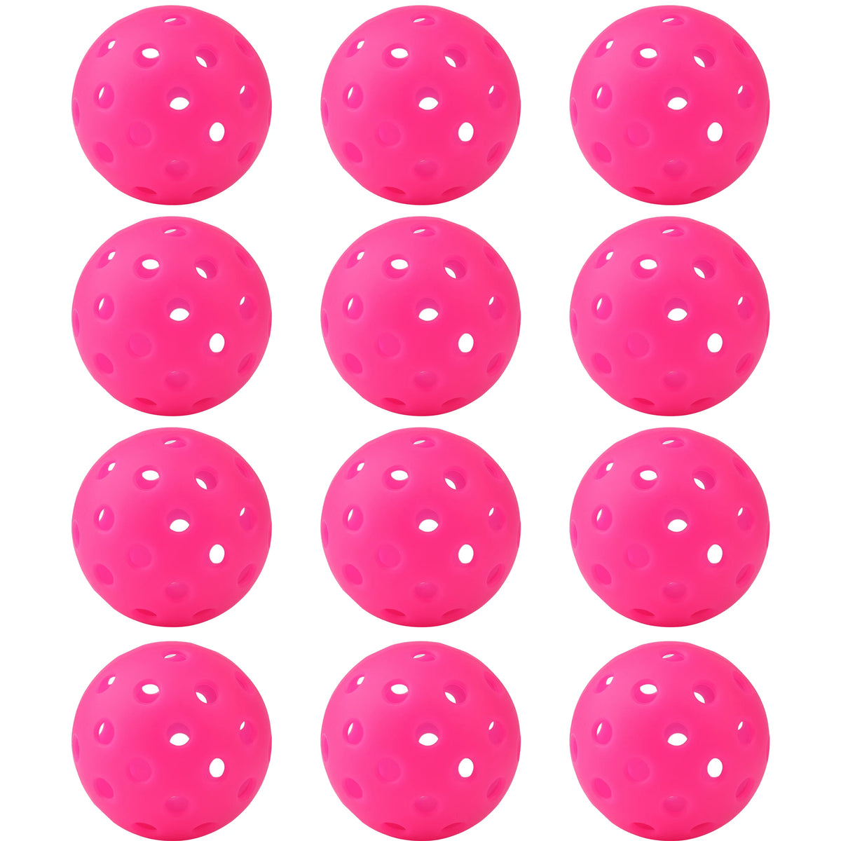 Pickleball Set — 12 Pieces with Mesh Bag