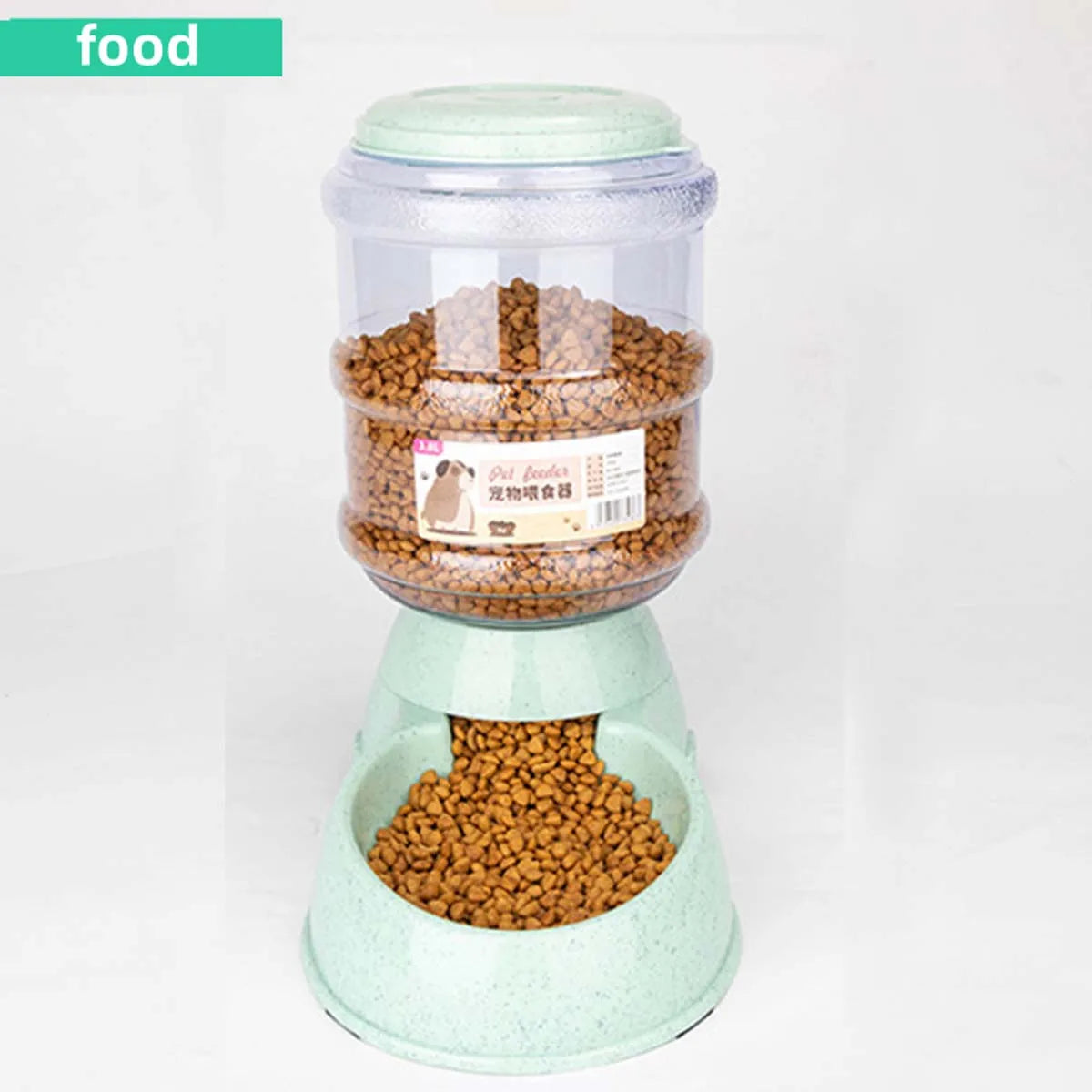 Automatic Pet Feeder & Water Dispenser — 3.8L