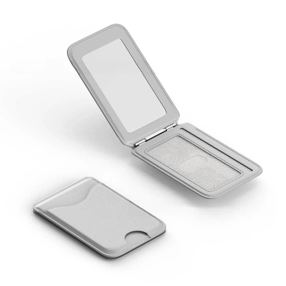 MagSafe Card Holder Wallet with Mirror & Kickstand