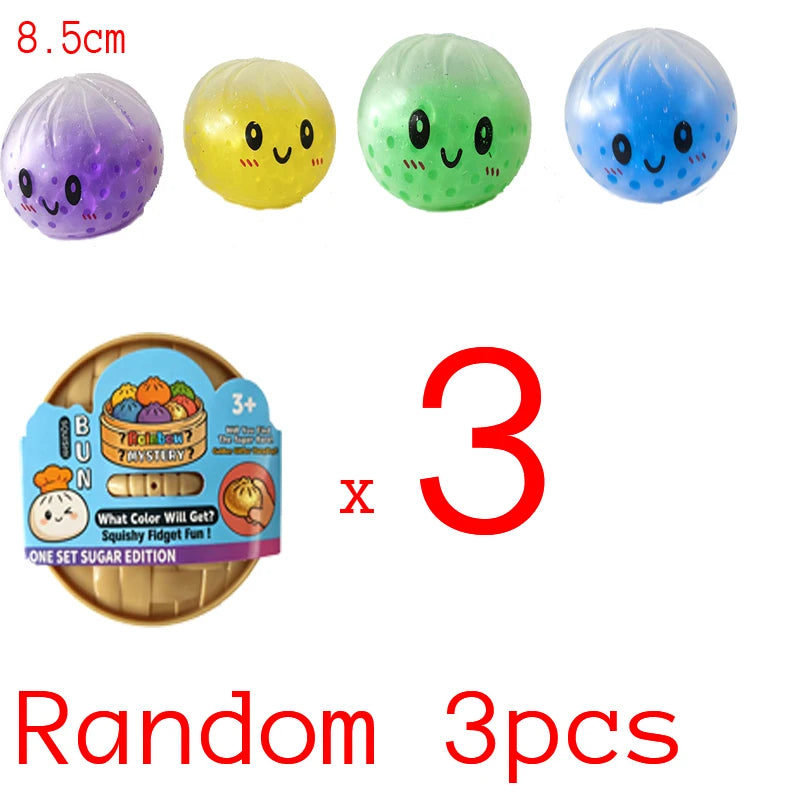 Glitter Dumpling Squishy Toy
