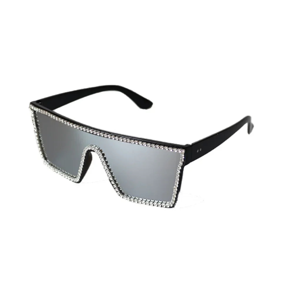 Retro Oversized Square Sunglasses — UV400 Protection