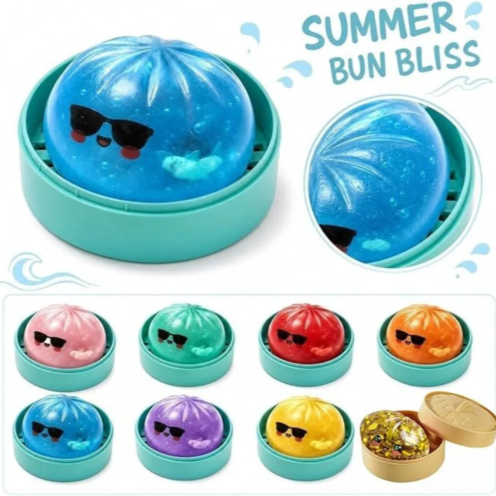 Glitter Halloween Ghost Dumpling Squishy