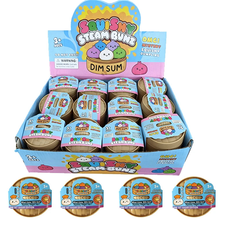 Glitter Dumpling Squishy Toy