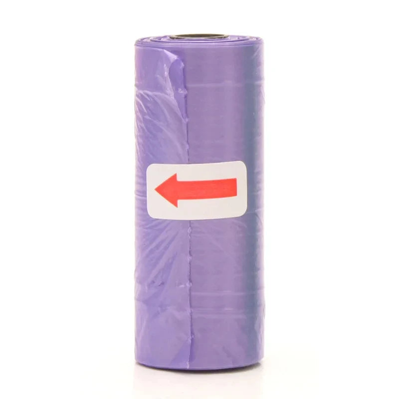 Dog Poop Bags — Multi-Color Roll Packs