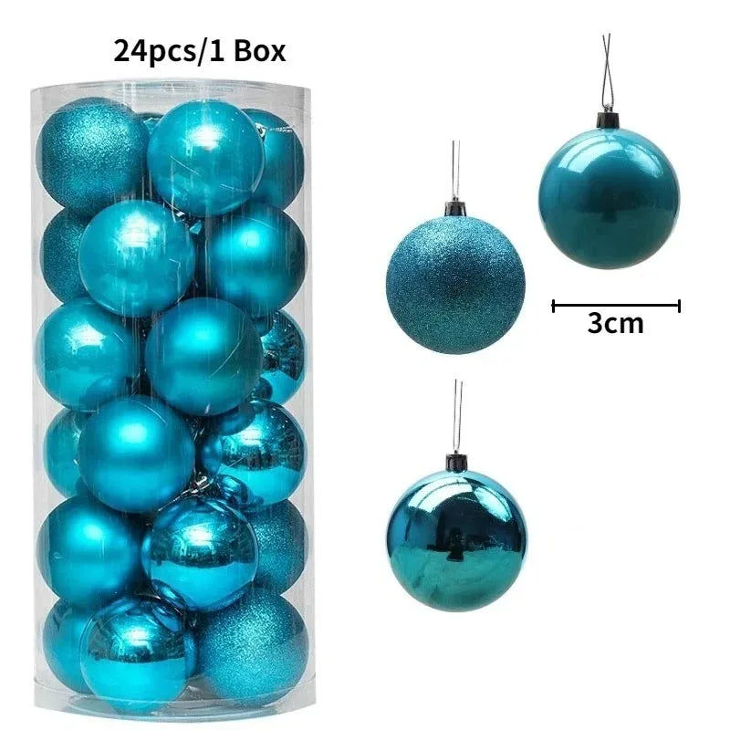 Christmas Ball Ornaments — 3cm