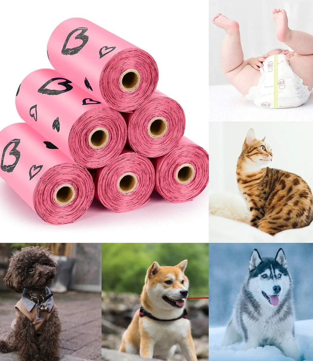 Scented Biodegradable Dog Poop Bags — Bulk Rolls