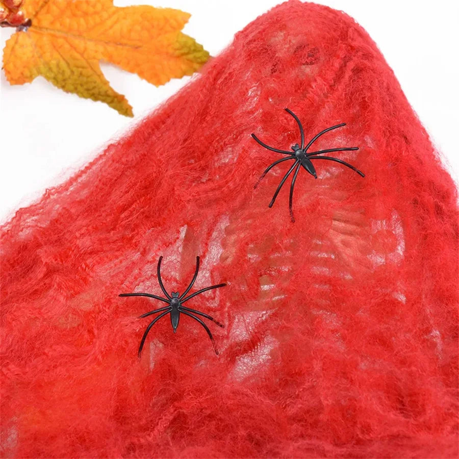 Stretchy Cobweb Halloween Decoration
