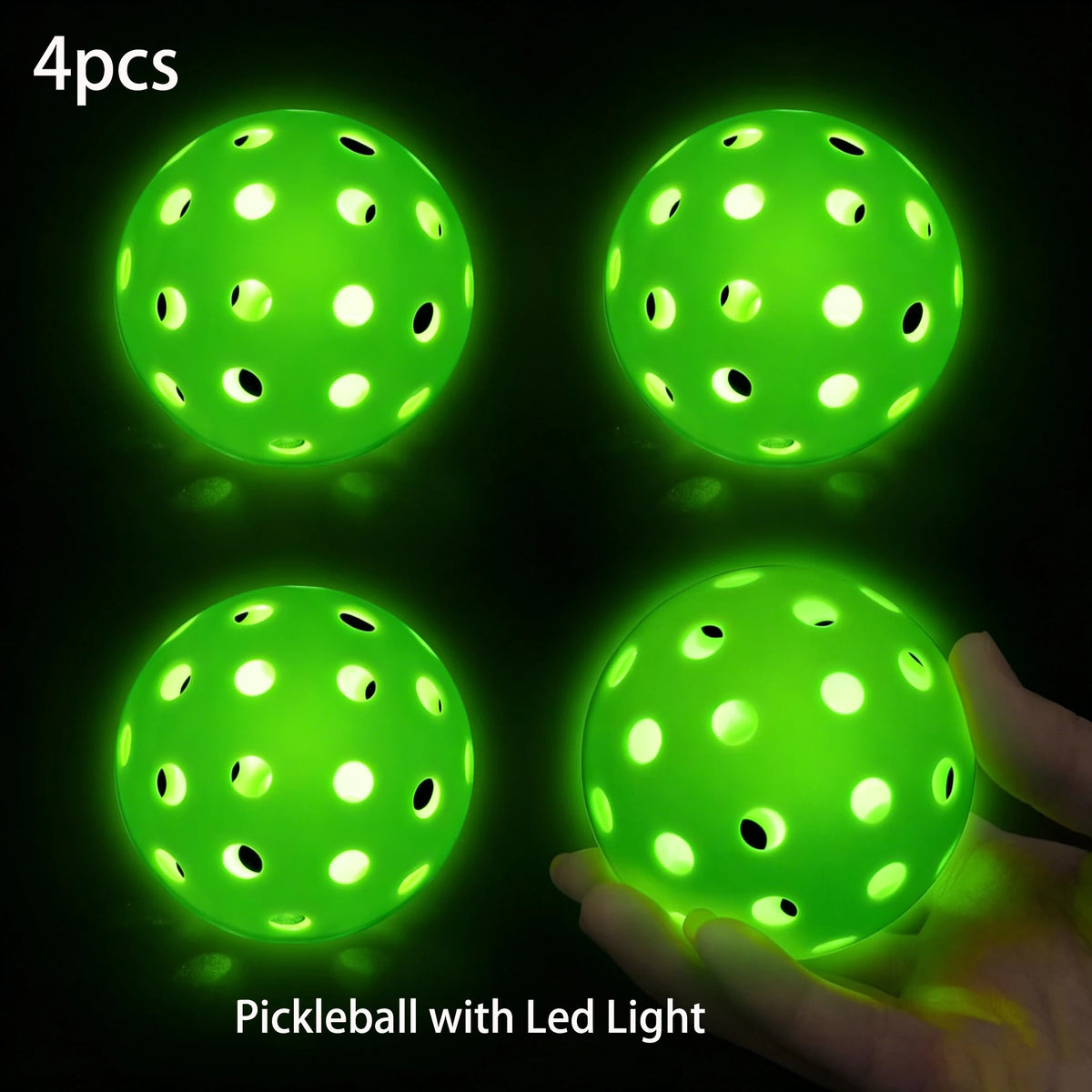 Pickleball Set — 12 Pieces, 74mm
