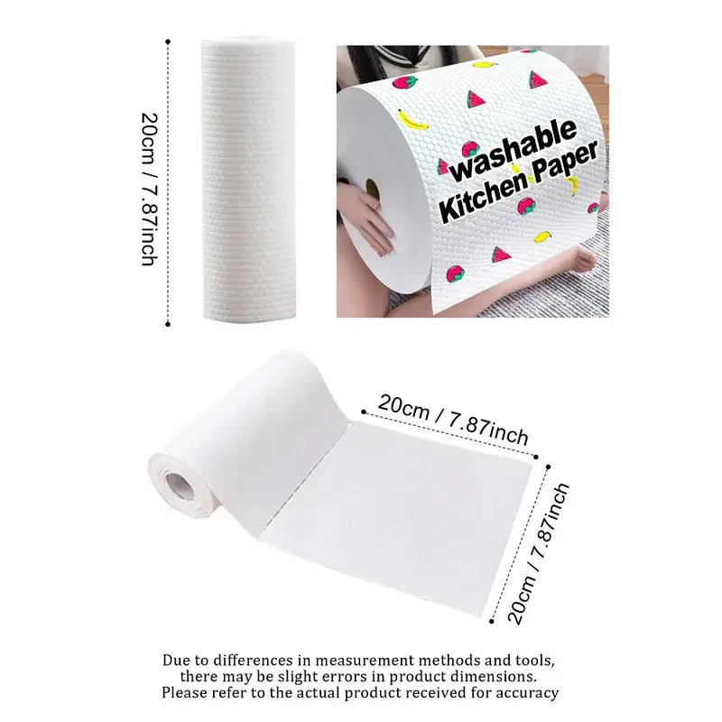 Washable Kitchen Paper Towels — 400 Count