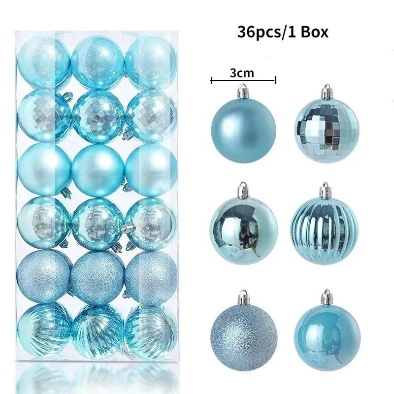 Christmas Ball Ornaments — 3cm