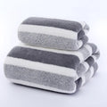 Striped Pattern Towel Set — Soft, Quick-Drying Bath Towels
