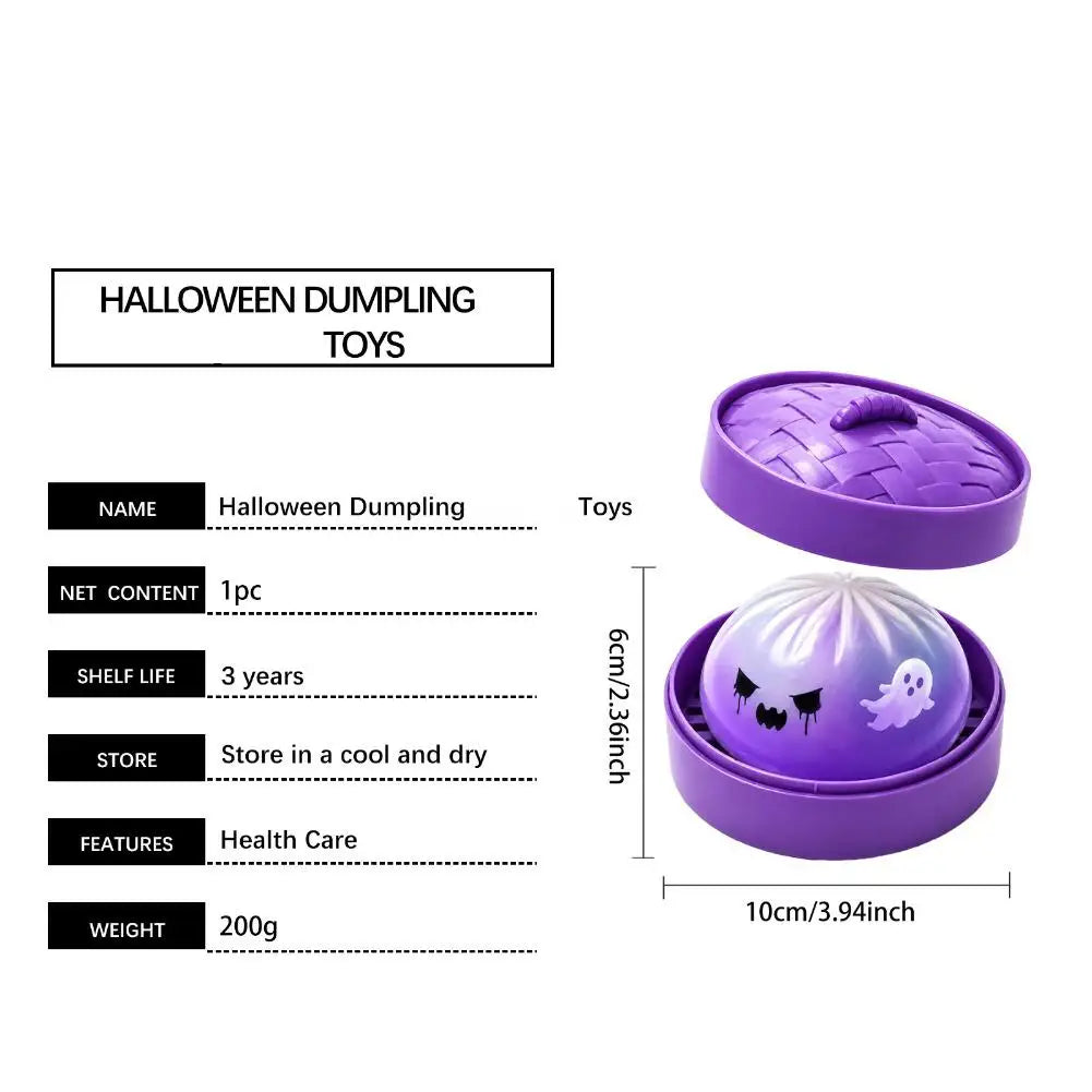 Halloween Ghost Squishy Dumpling Toy