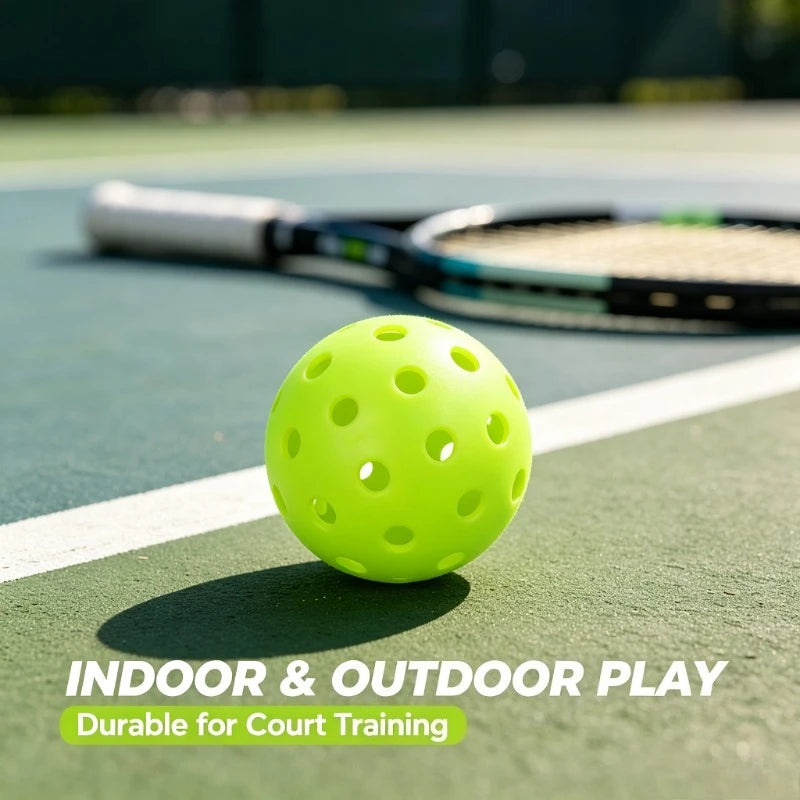 Outdoor Pickleballs — 74mm, 40-Hole