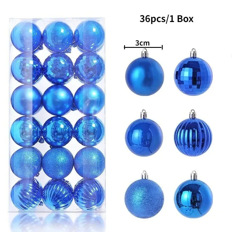 Christmas Ball Ornaments — 3cm