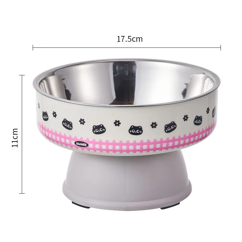 Elevated Stainless Steel Pet Bowl
