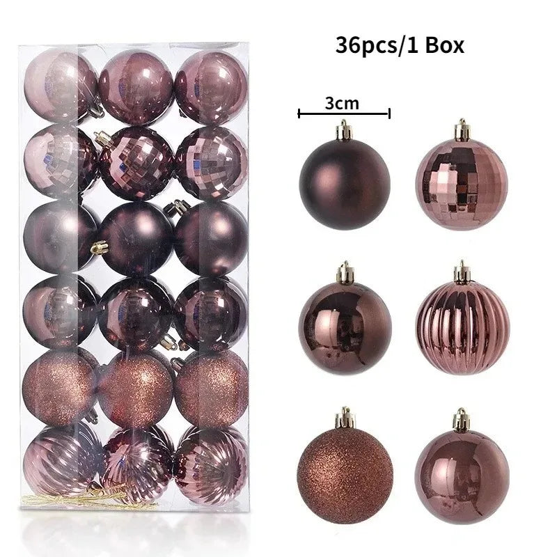 Christmas Ball Ornaments — 3cm