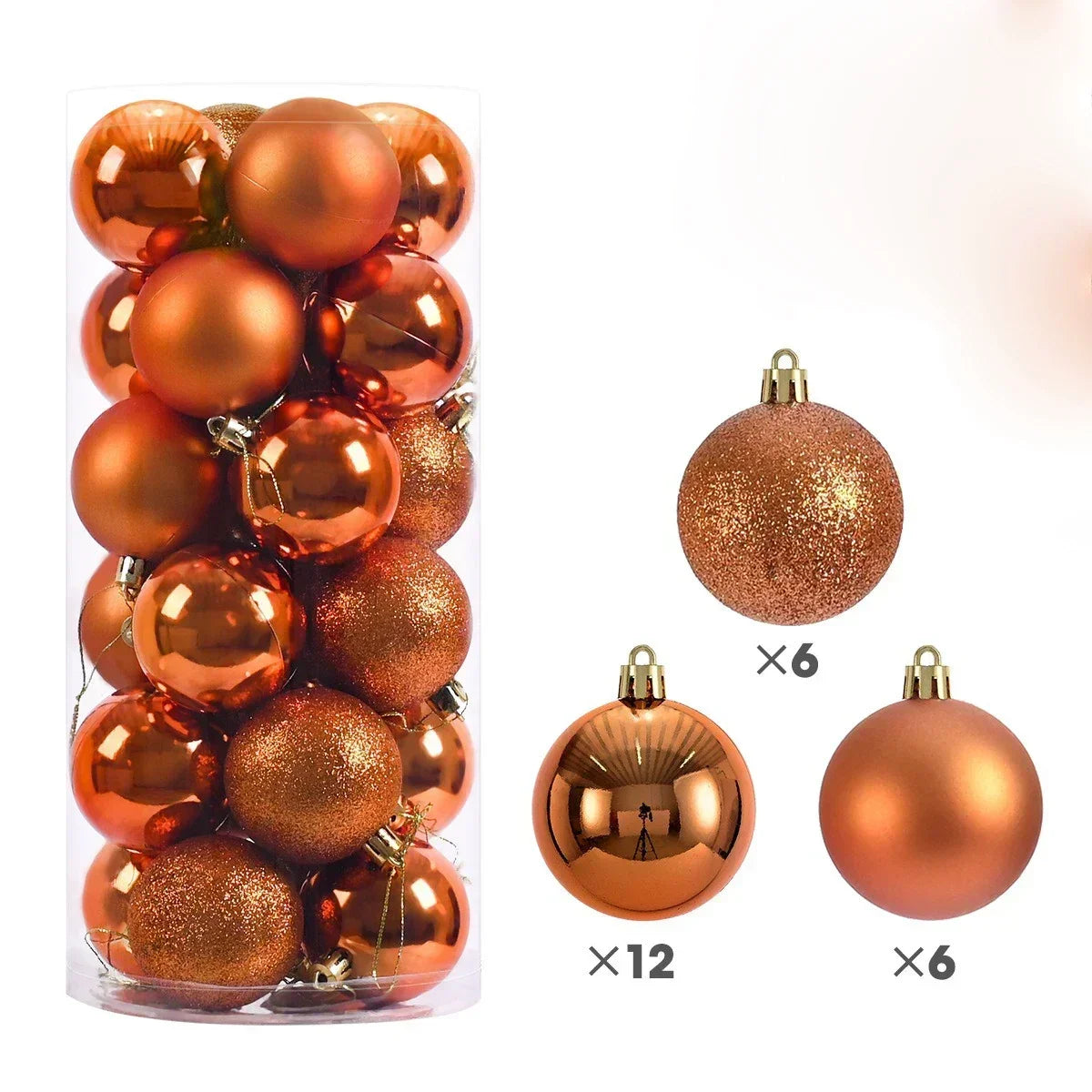 Christmas Ball Ornaments — 3/4/6cm