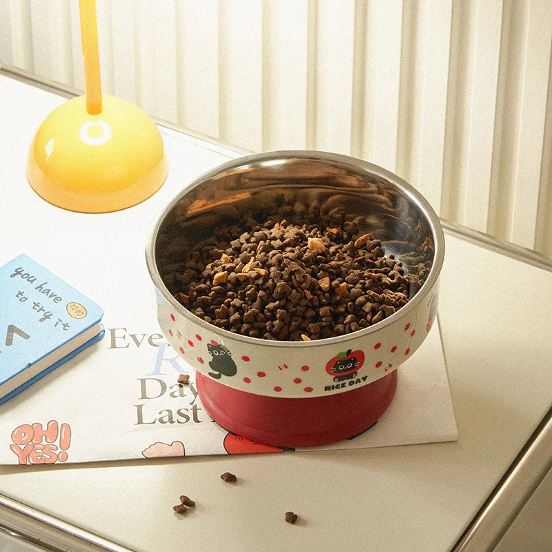 Elevated Stainless Steel Pet Bowl