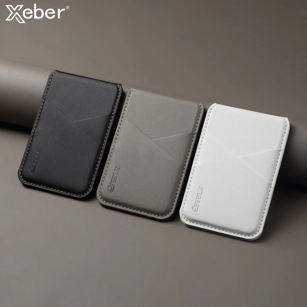 Luxury Leather MagSafe Wallet & Card Holder
